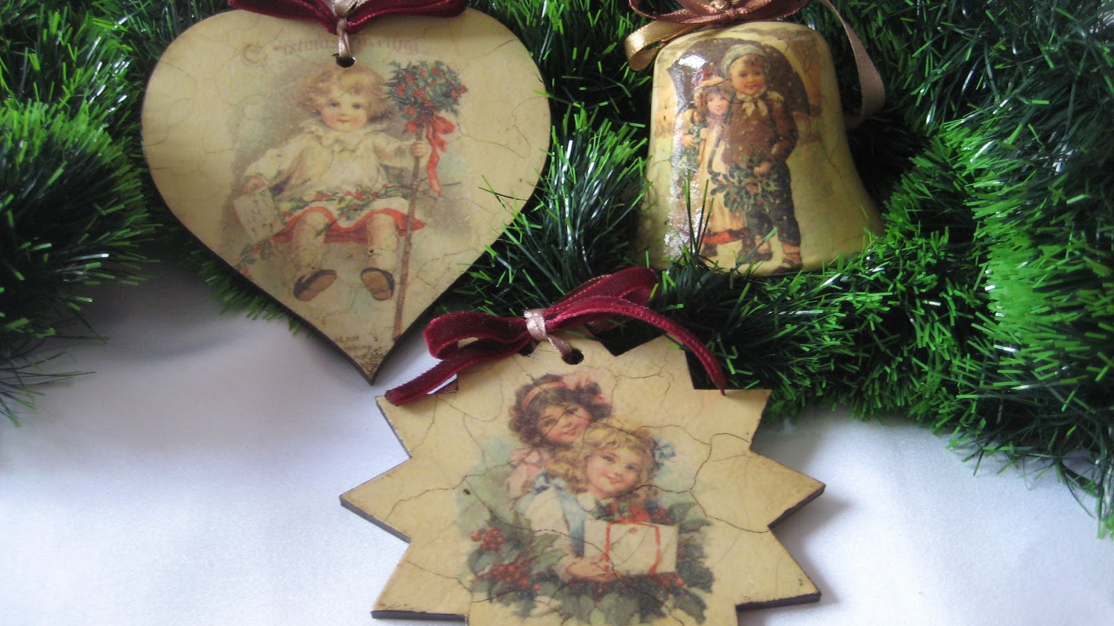 Bинтажные елочные игрушки