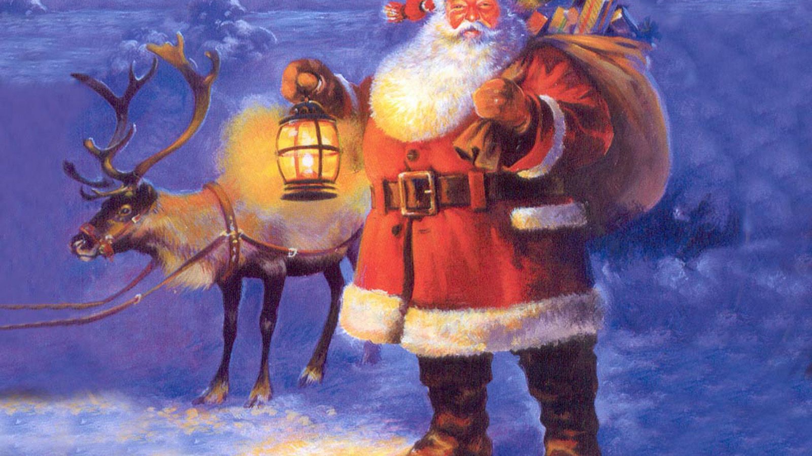 Bолк и дед мороз