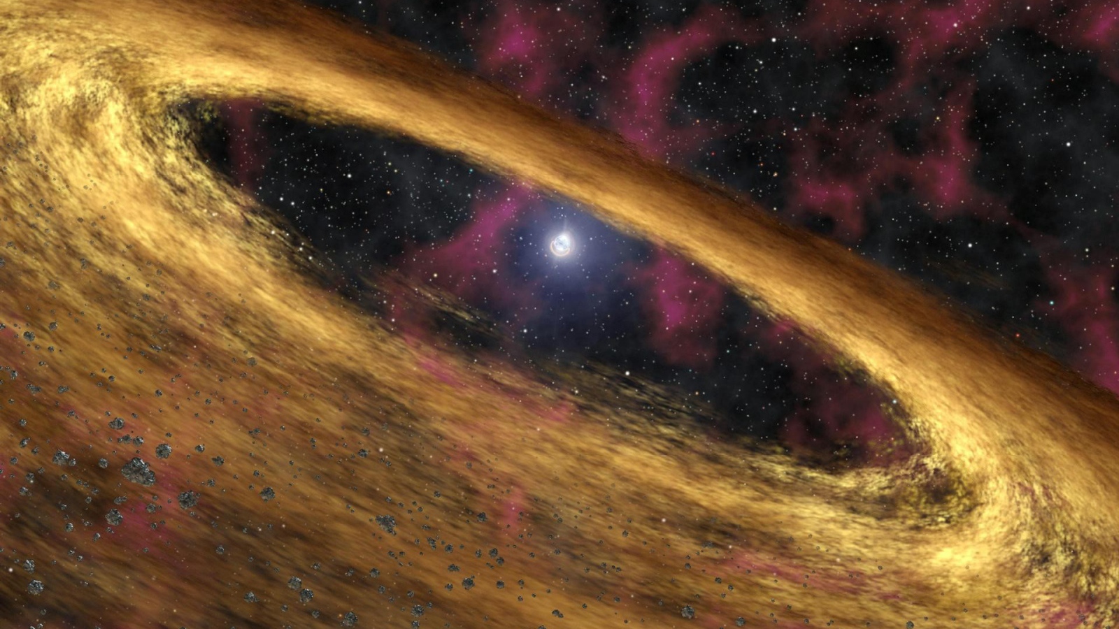 Кольцо из метеоритов