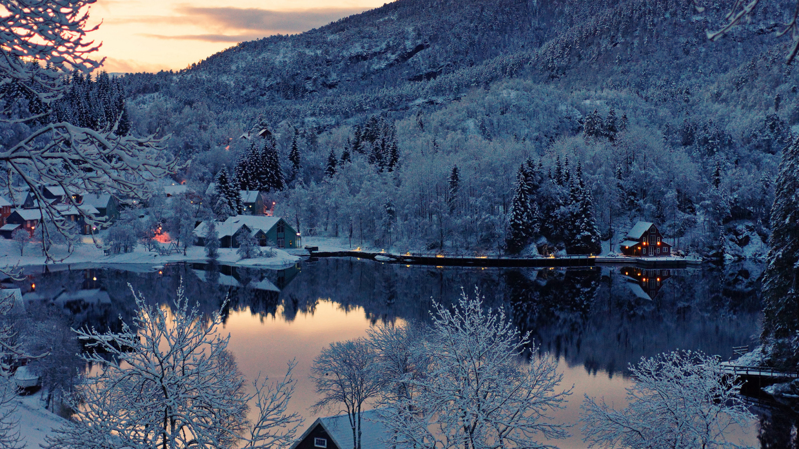 Норвегия зимой