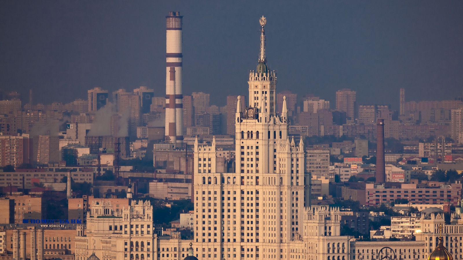 Удивительный пейзаж Москвы