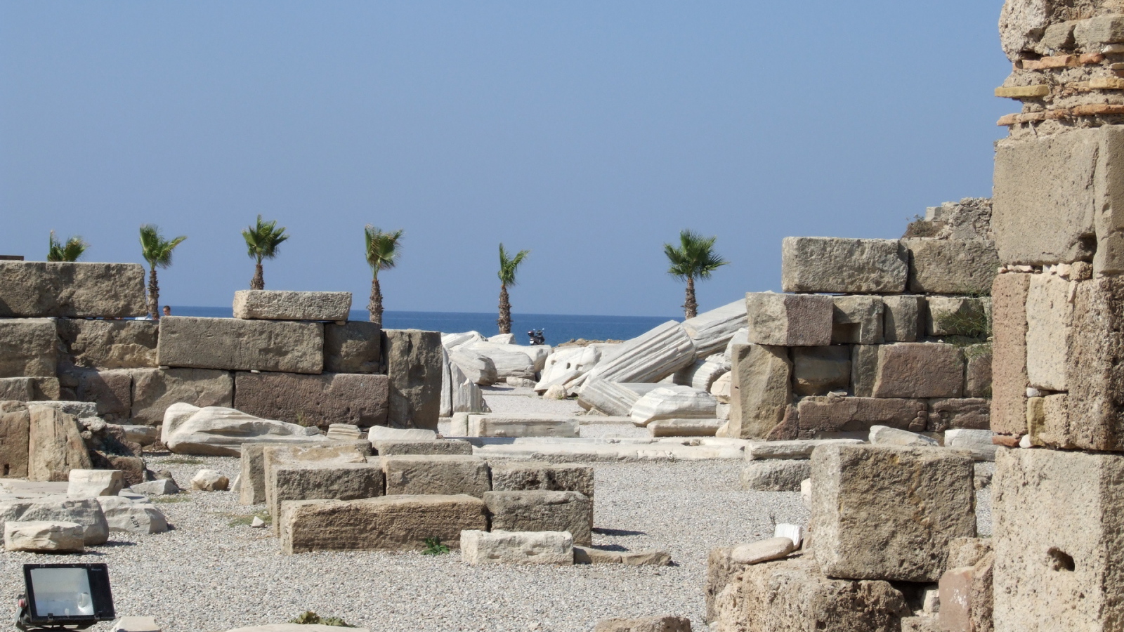 Древние руины Агора Турция