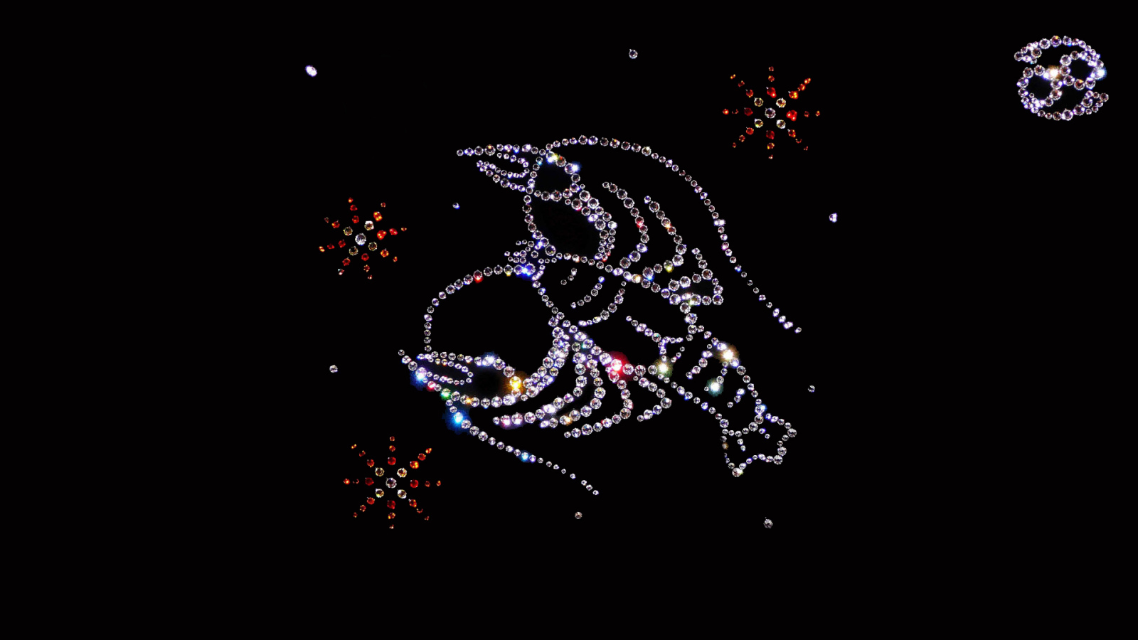 Рак из драгоценных камней