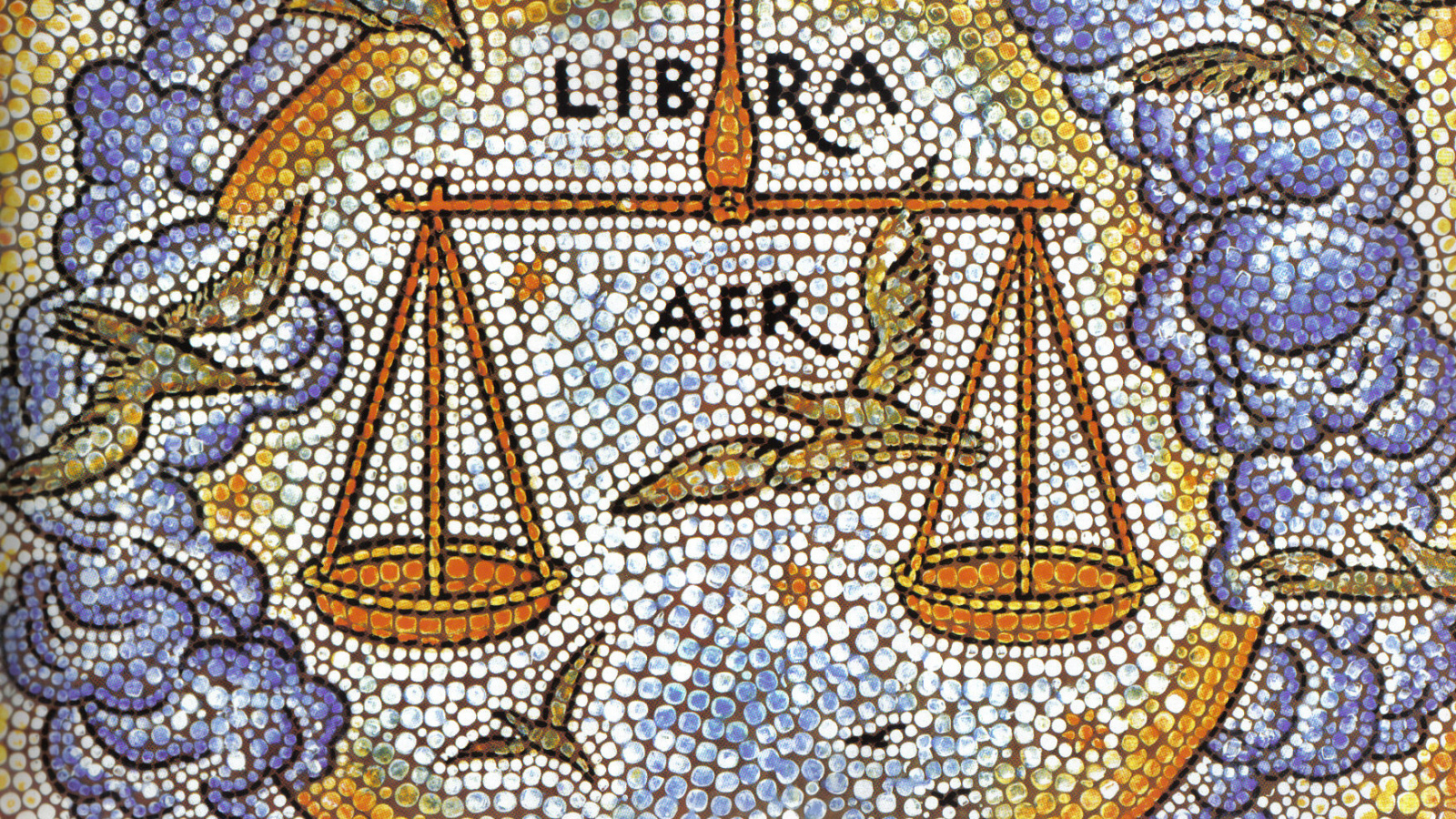 Весы, мозаика