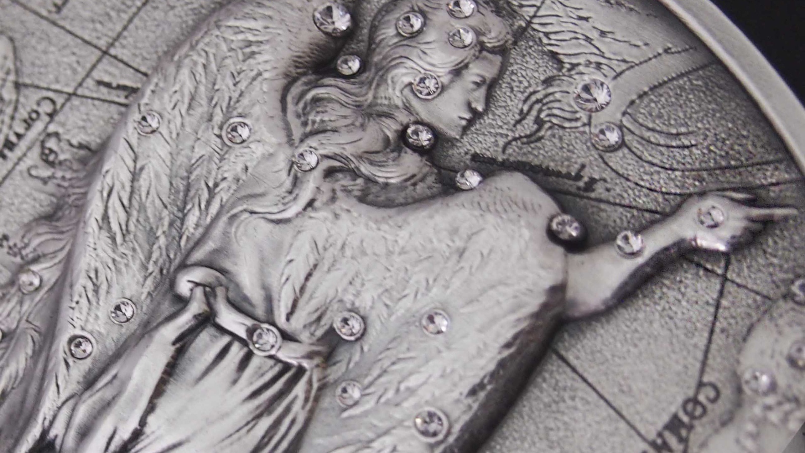 Дева на монете