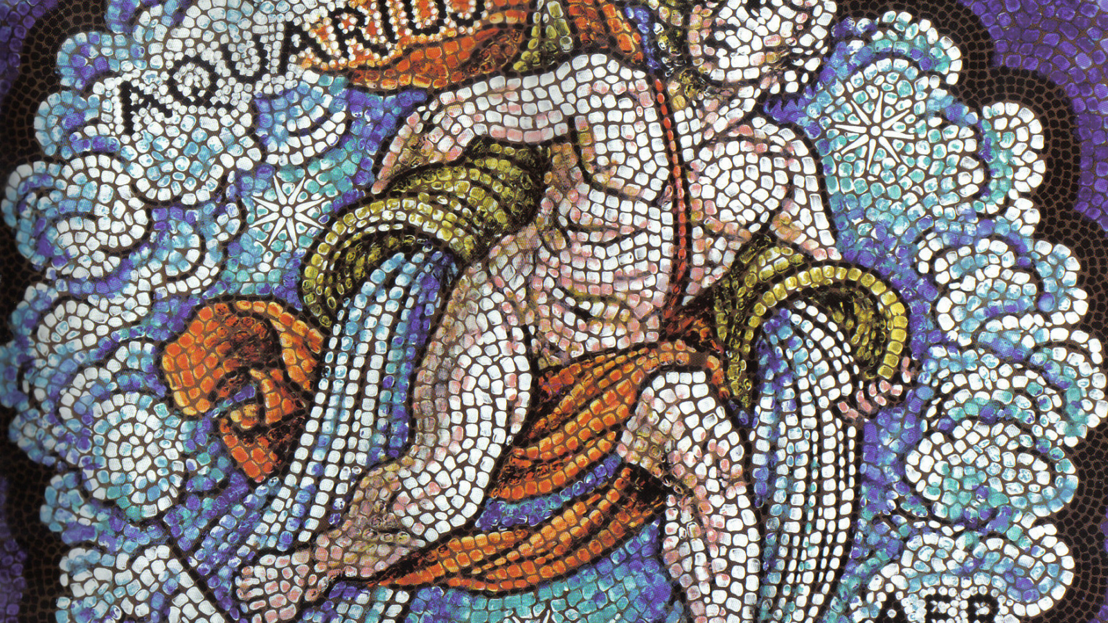 Водолей, мозаика