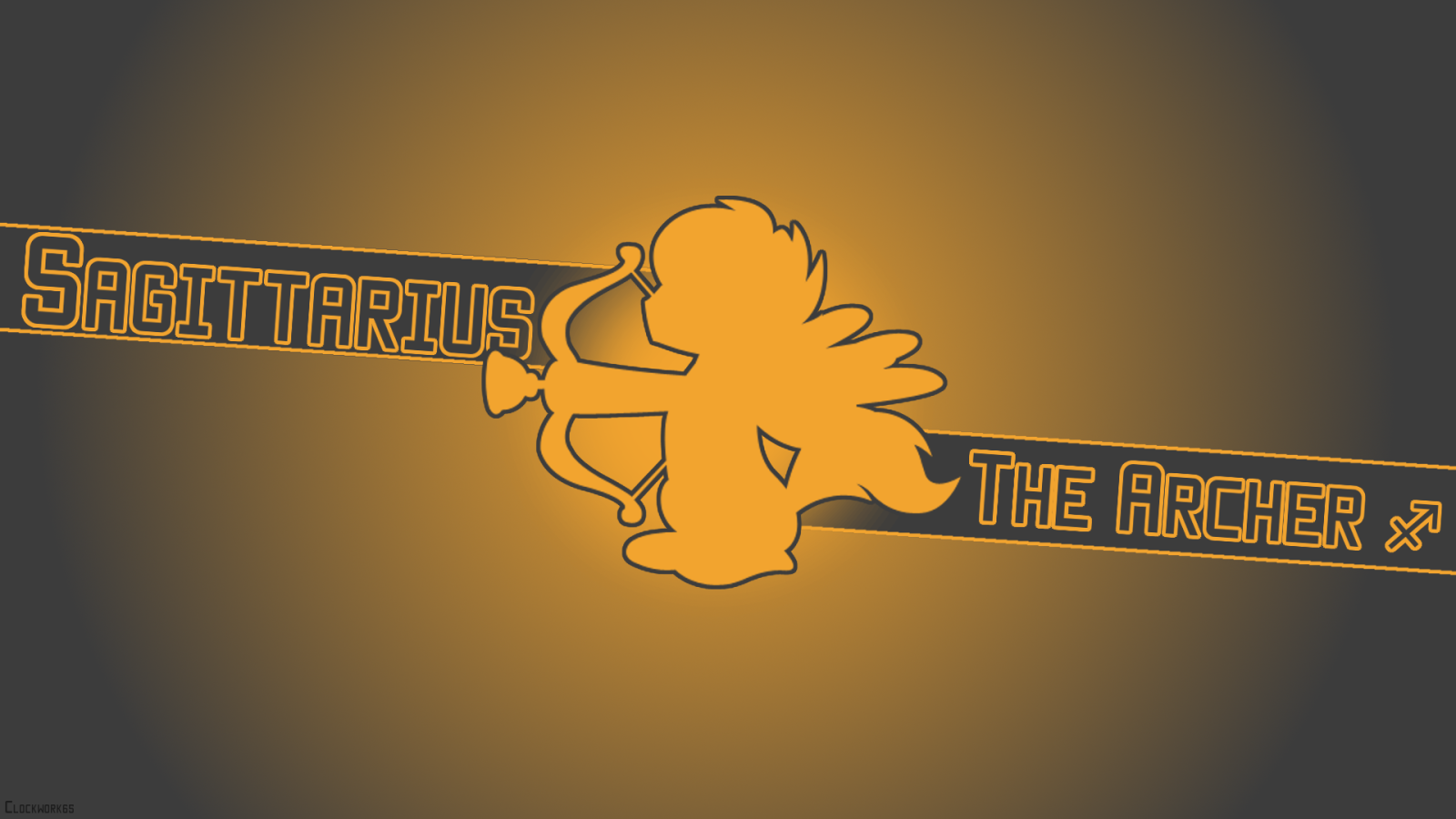 Красивый детский рисунок, стрелец