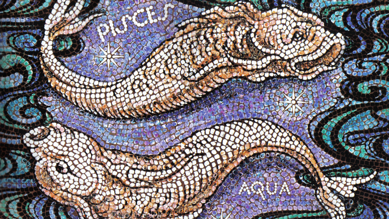 Рыбы, мозаика