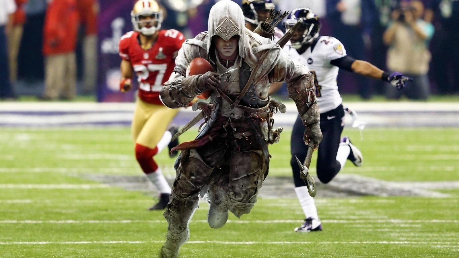 Assassin's creed IV герой играет в футбол