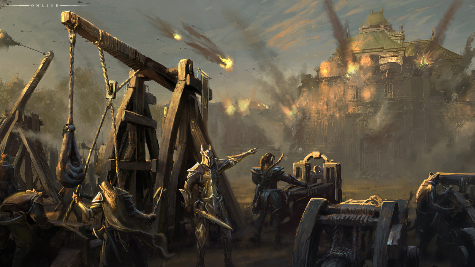 Elder Scrolls Online: нападение на замок