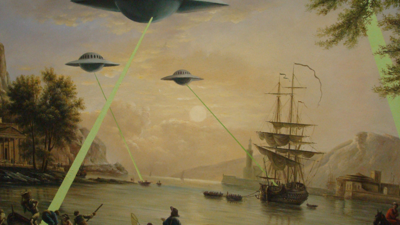 Граффити НЛО в далёком прошлом