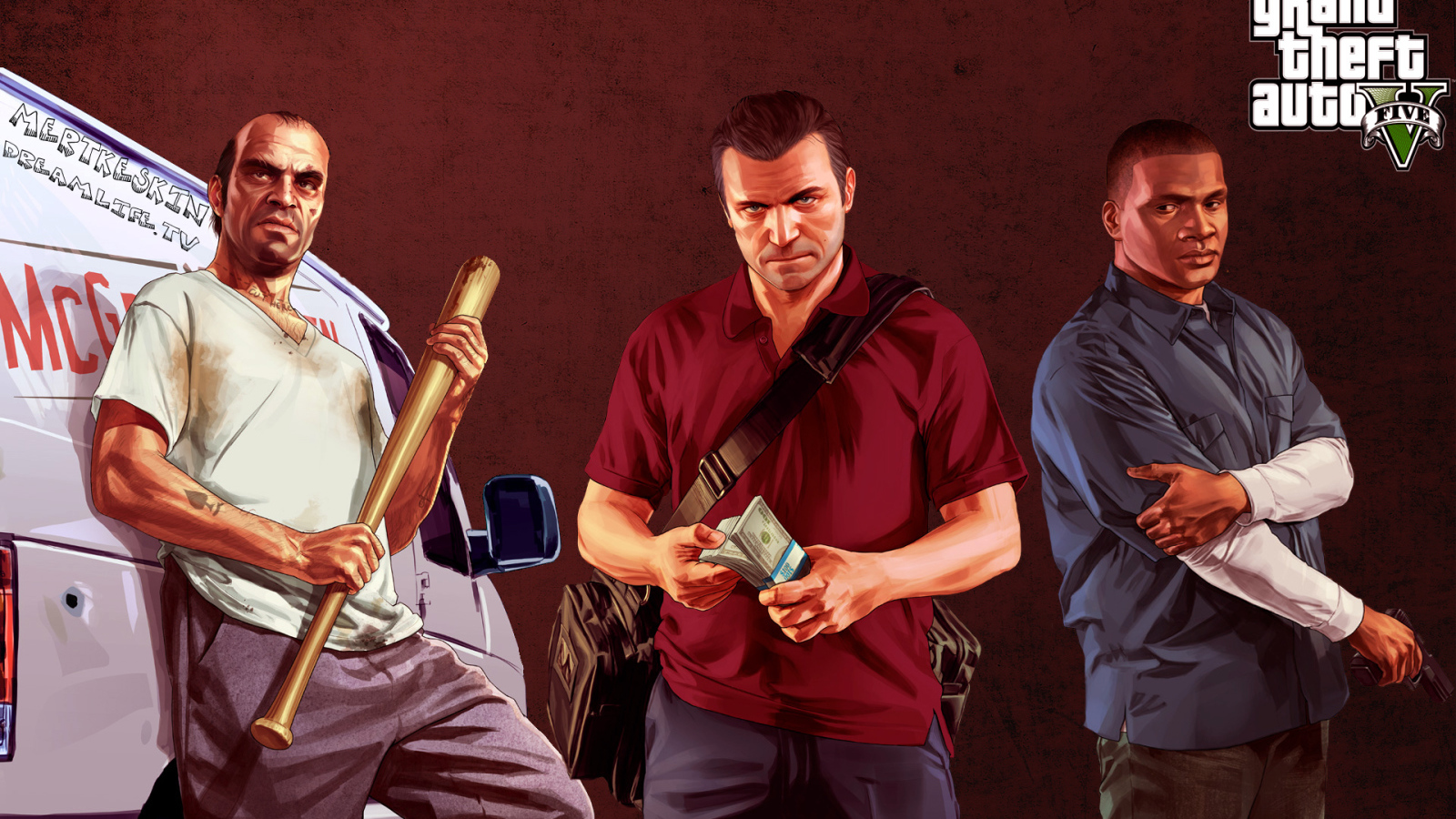 Grand Theft Auto V герои