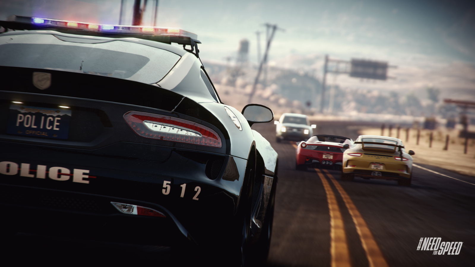 Need for Speed Rivals: полицейская машина у них на хвосте
