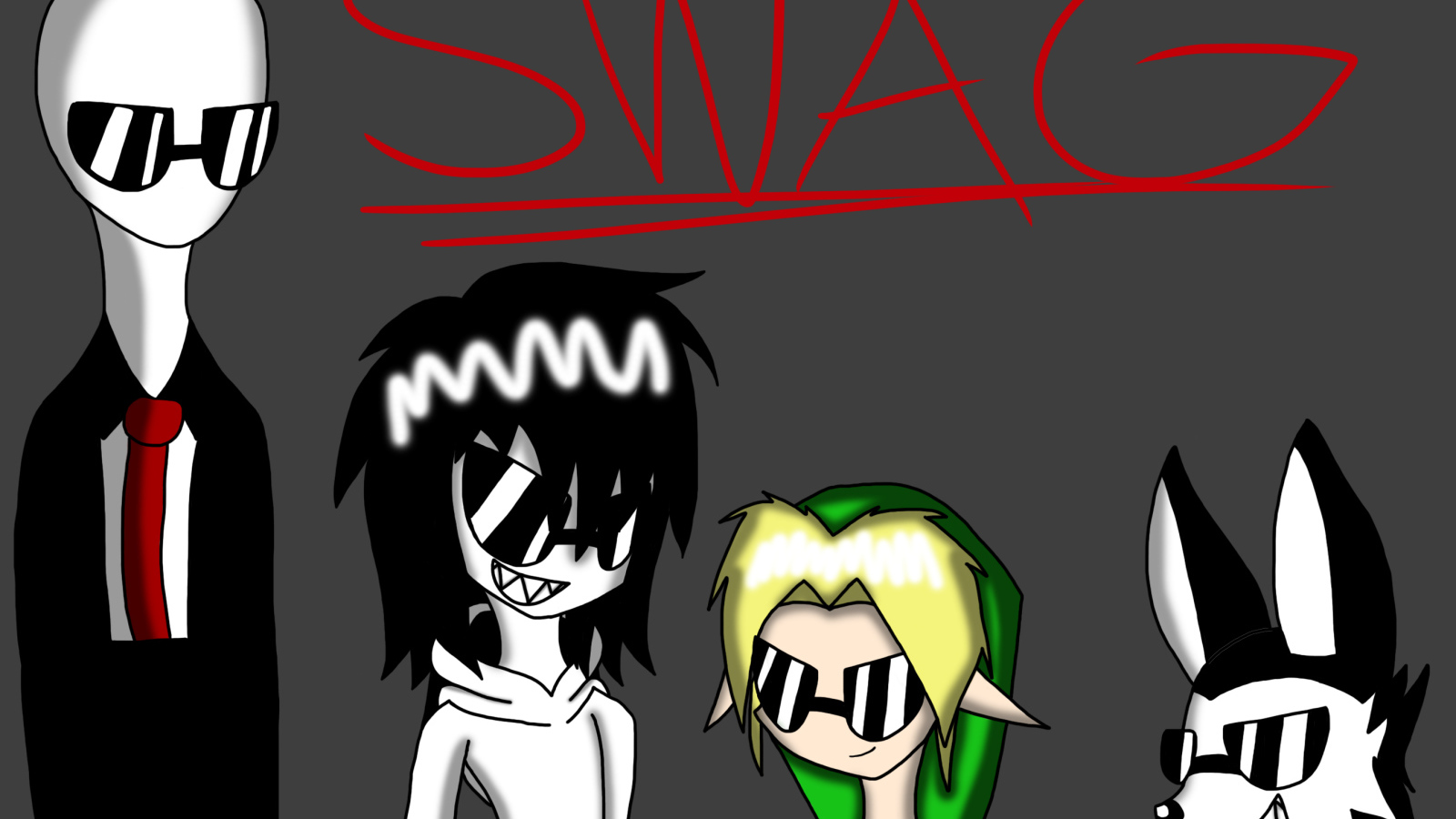 Рисунок с надписью swag