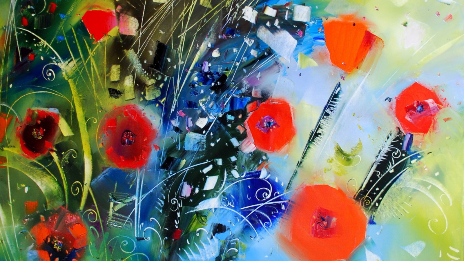 Абстрактные маки