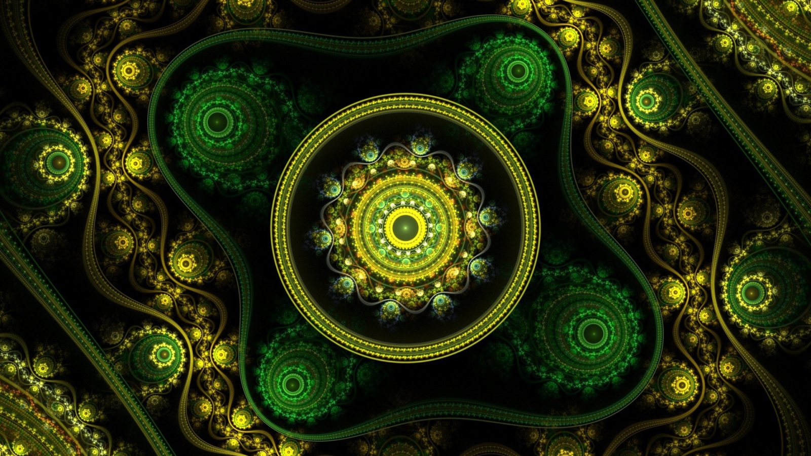 Зеленая абстракция