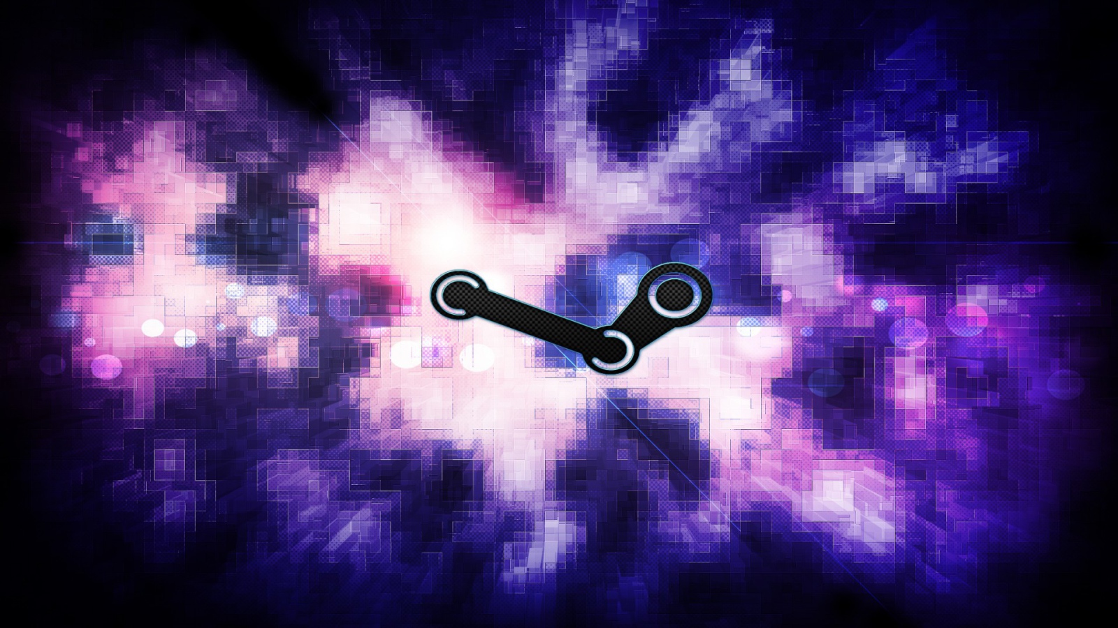 Символ на фоне квадратов