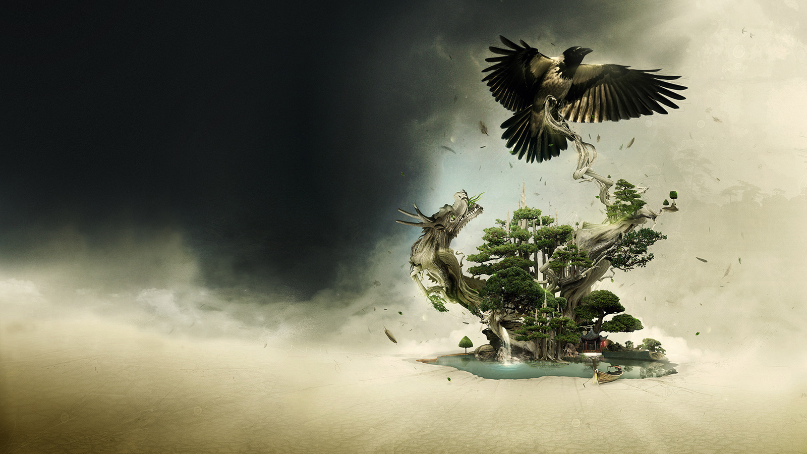 Ворона и дракон