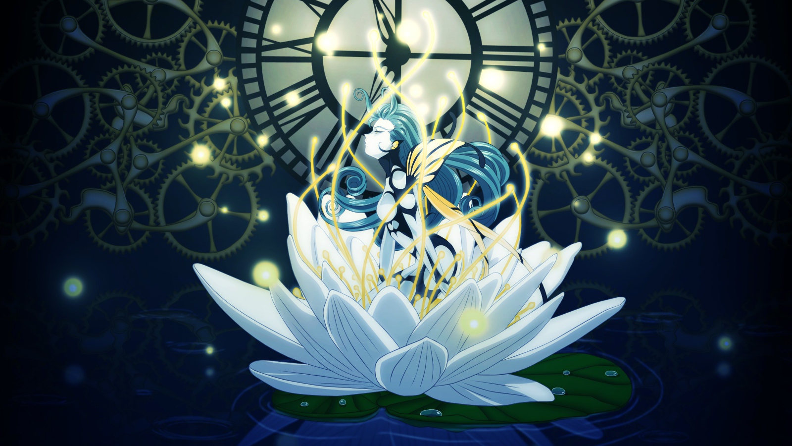 Девочка в лилии