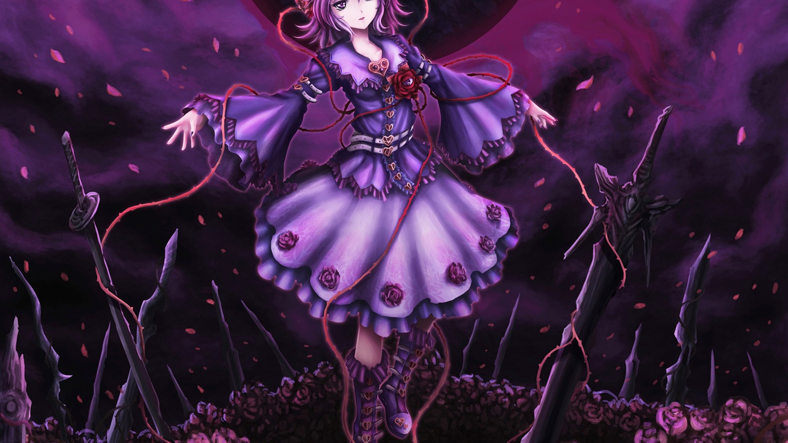 Девочка на цветах