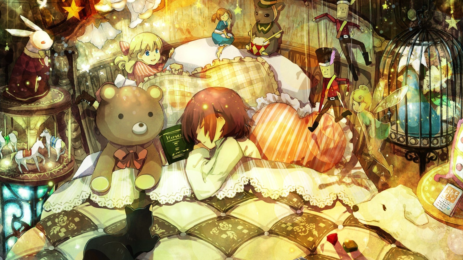 Девочка спит