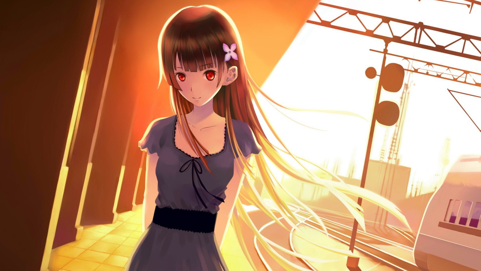 Девочка на вокзале