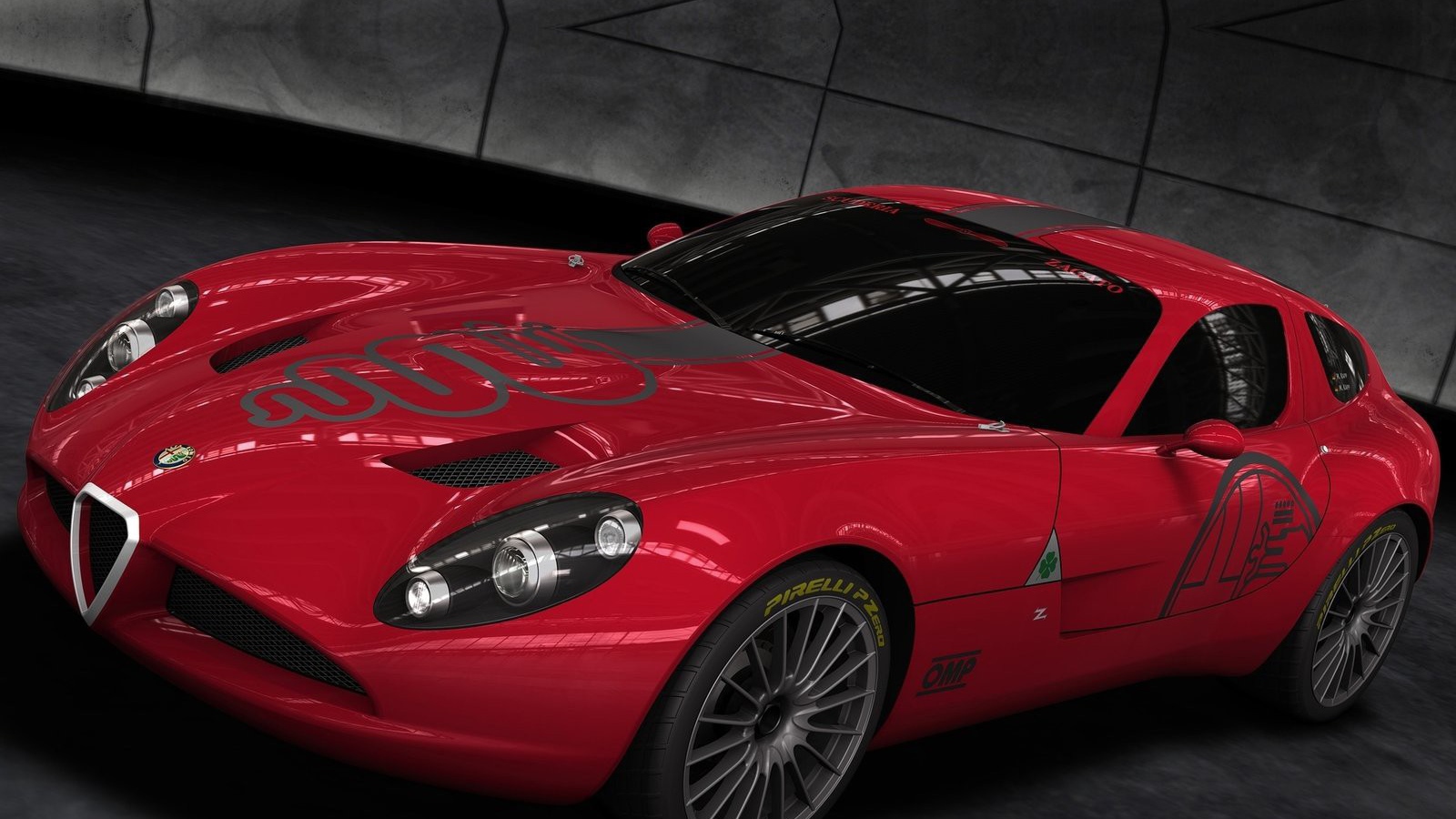 Красивый автомобиль Alfa Romeo 33