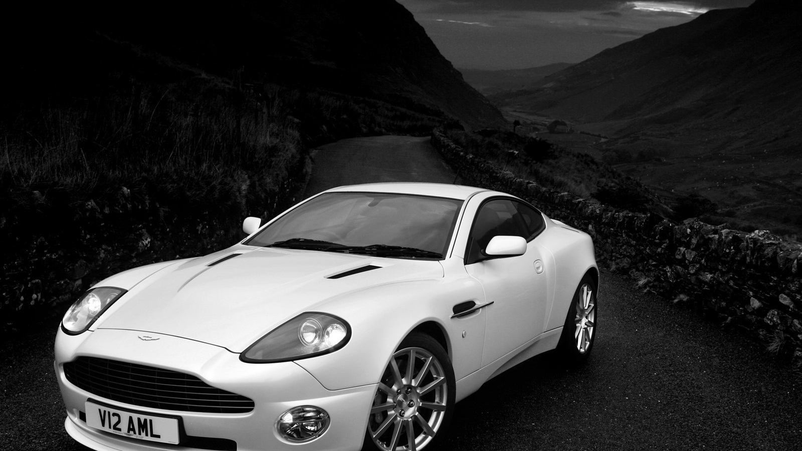 Тест драйв автомобиля Aston Martin v12