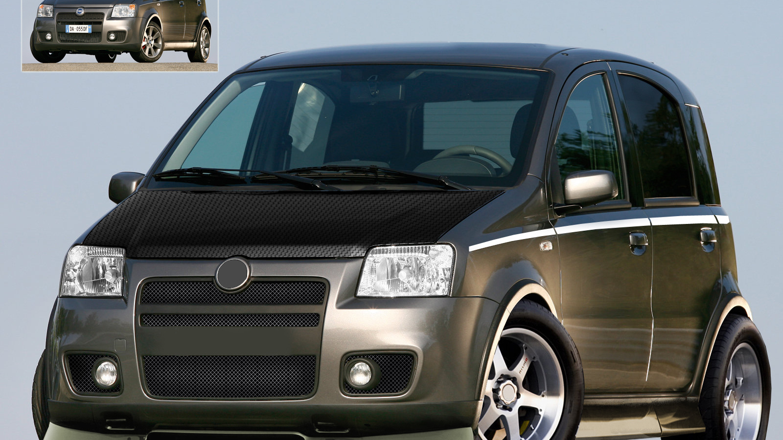 Красивый автомобиль Fiat Panda в Москве