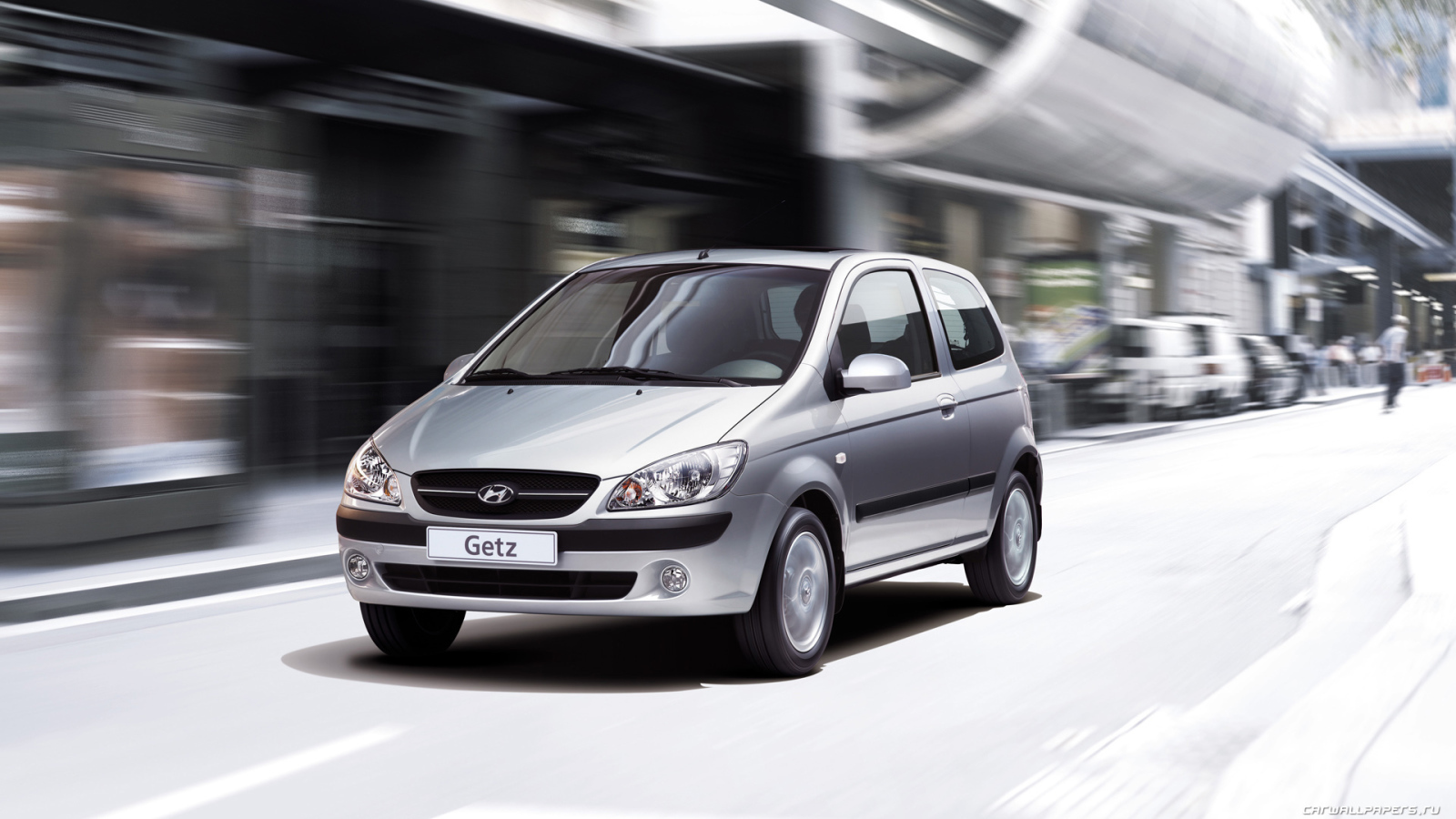 Красивый автомобиль Hyundai Getz в Москве