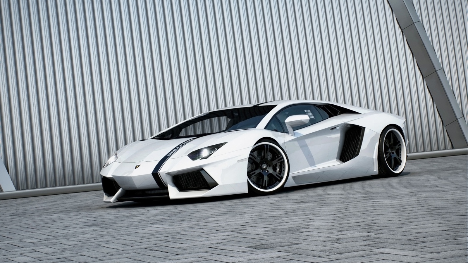 Красивый Lamborghini Aventador