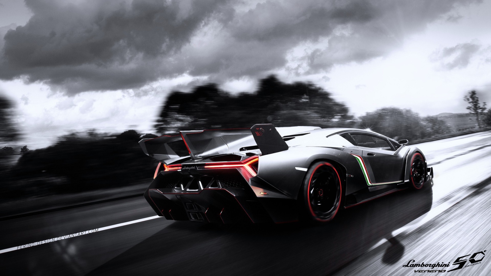Тест драйв автомобиля Lamborghini Veneno