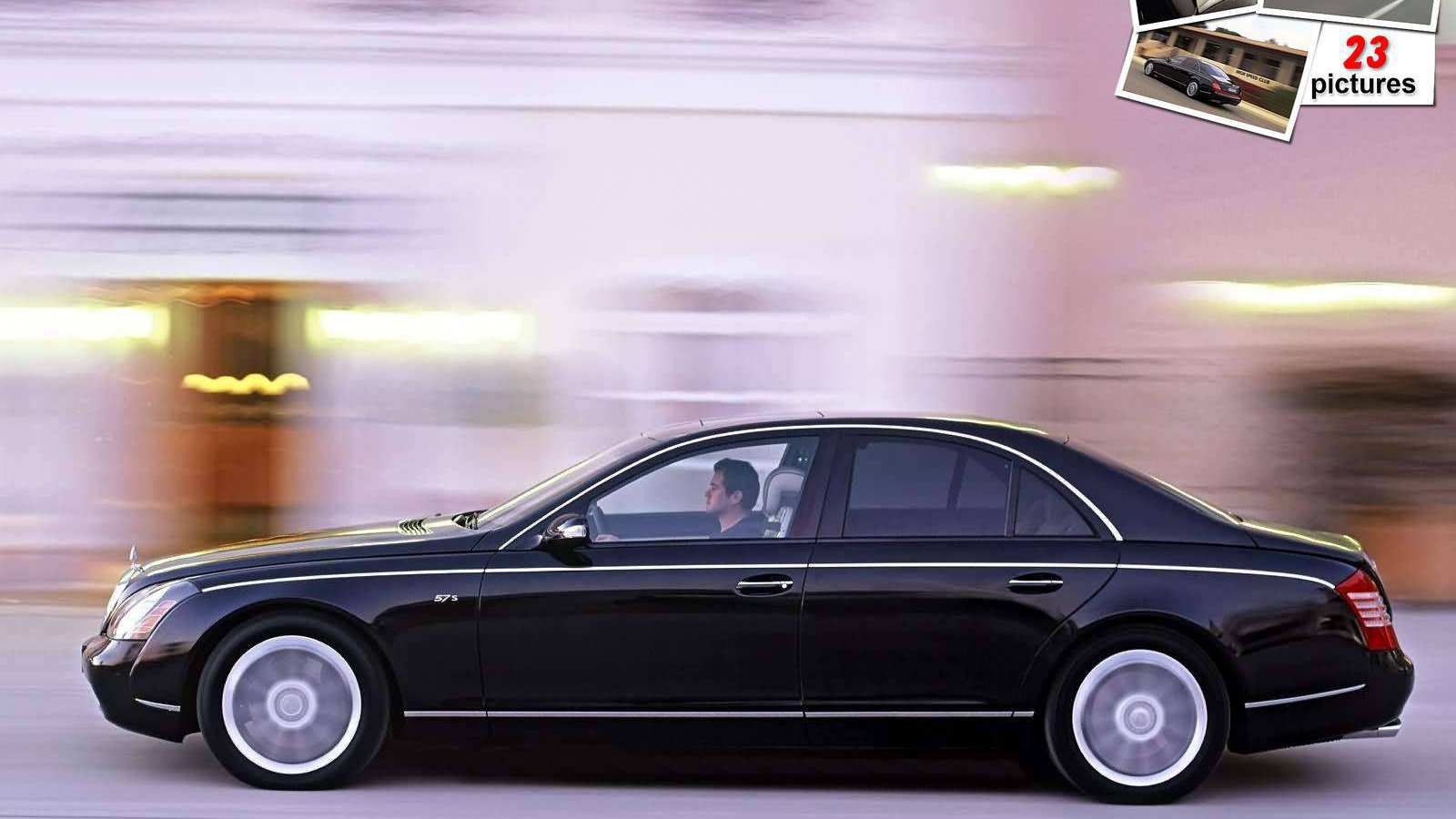 Красивый автомобиль Maybach  57 в Москве