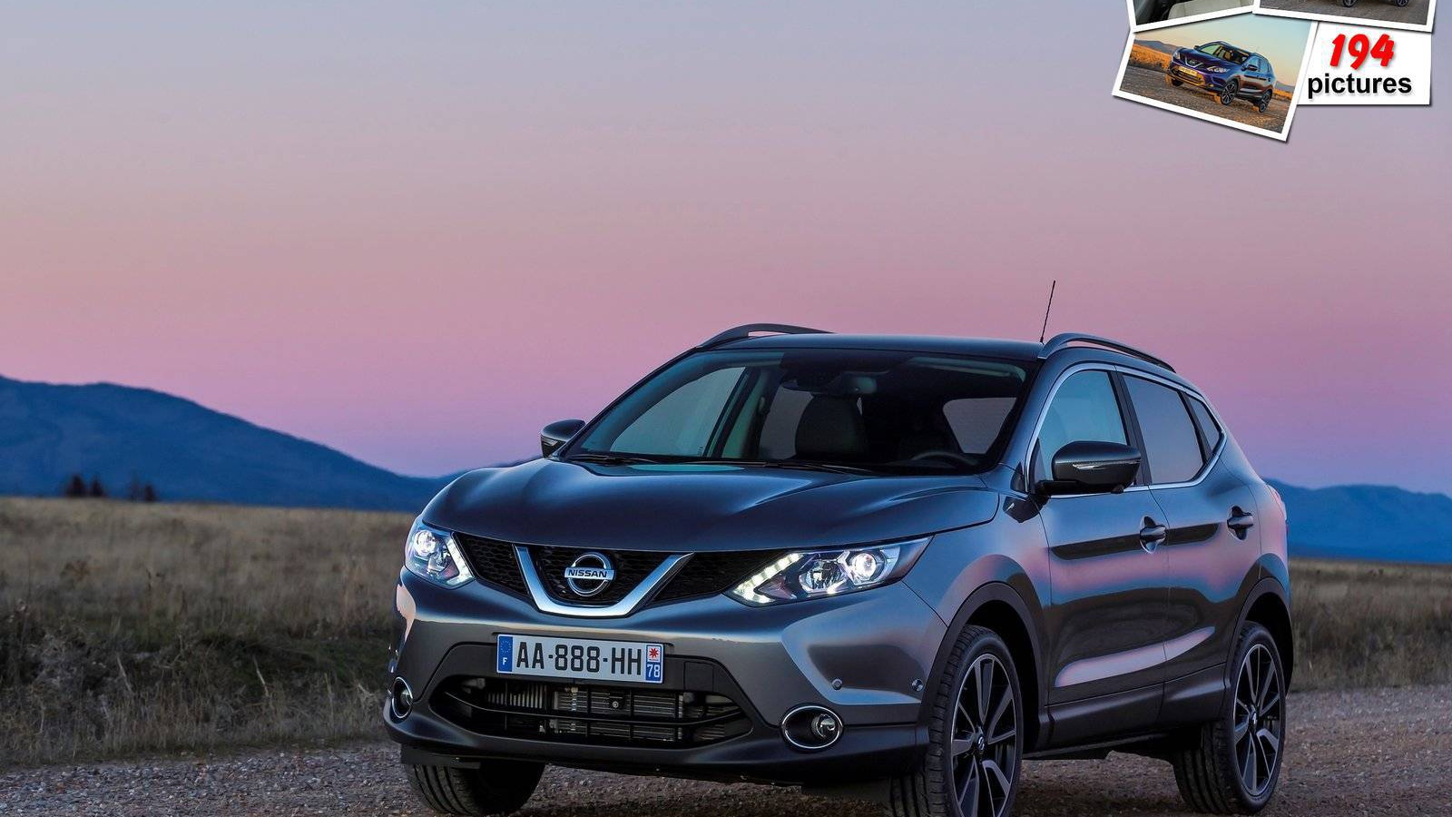 Красивый автомобиль Nissan Quashqai 2014 в Москве