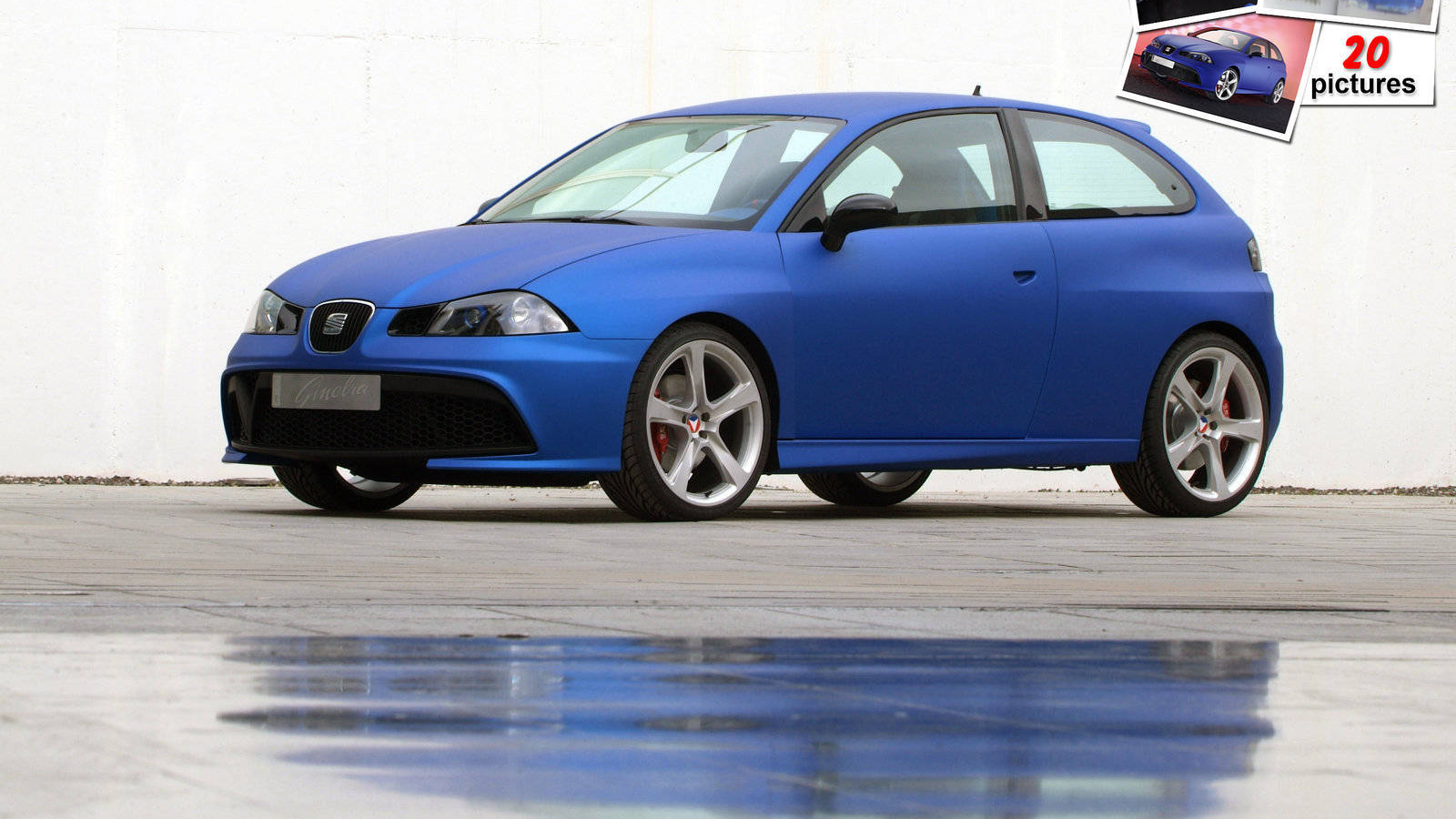 Красивый автомобиль Seat Ibiza в Москве