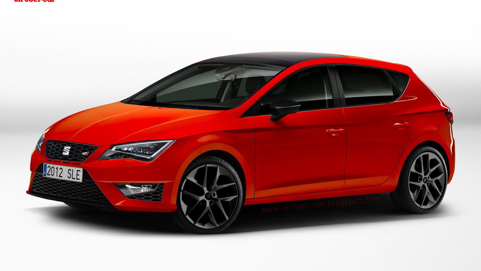 Красивый автомобиль Seat Leon Cupra 2014