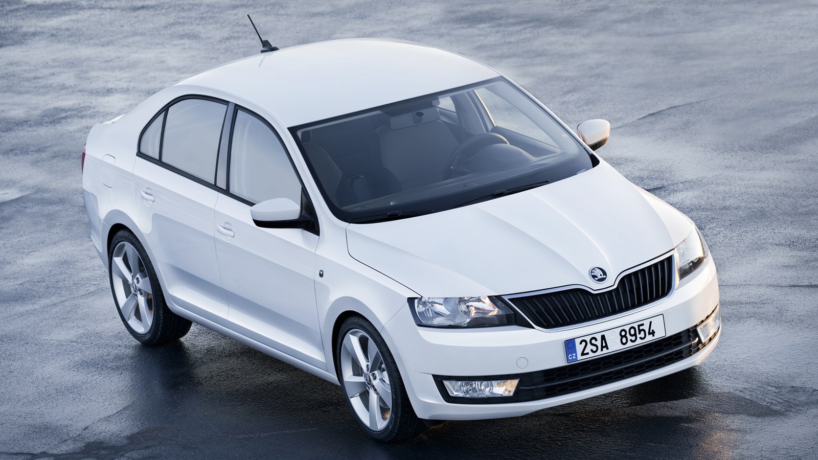 Красивый автомобиль Skoda Rapid в Москве