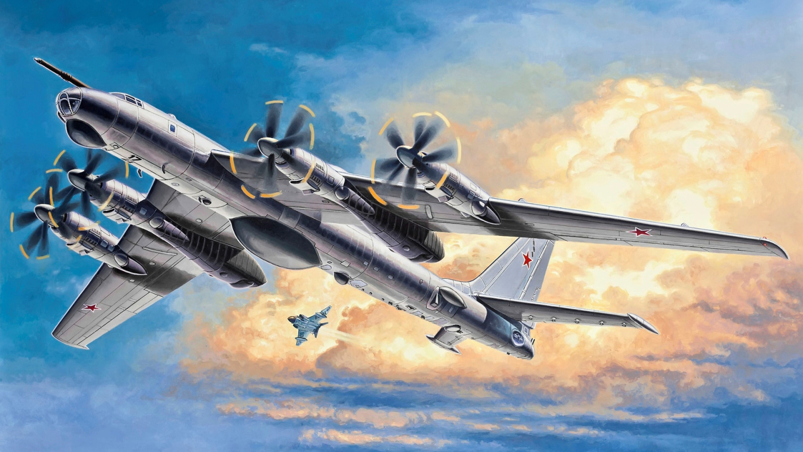 Русский турбовинтовой самолет