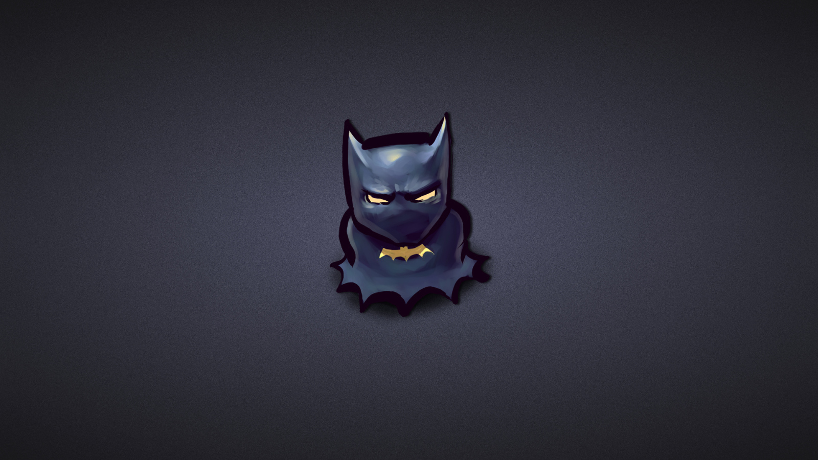 Бэтмен на синем фоне