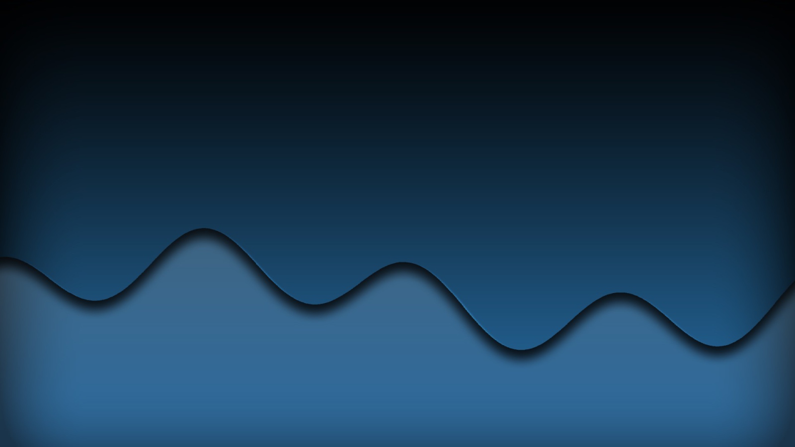 Волны синего цвета