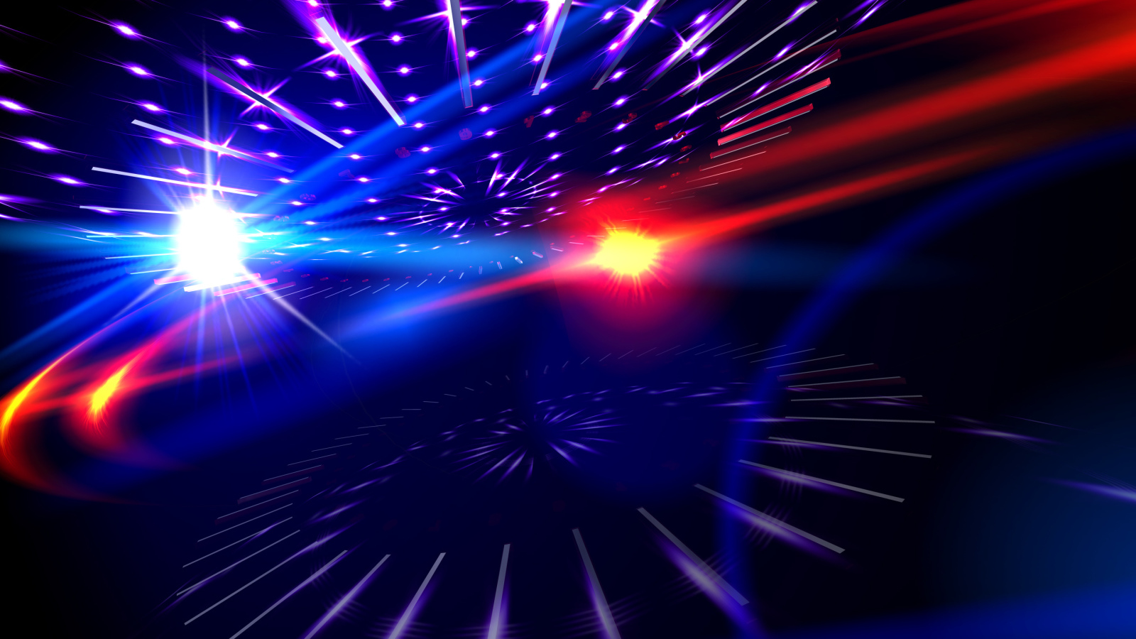 Цветные блики