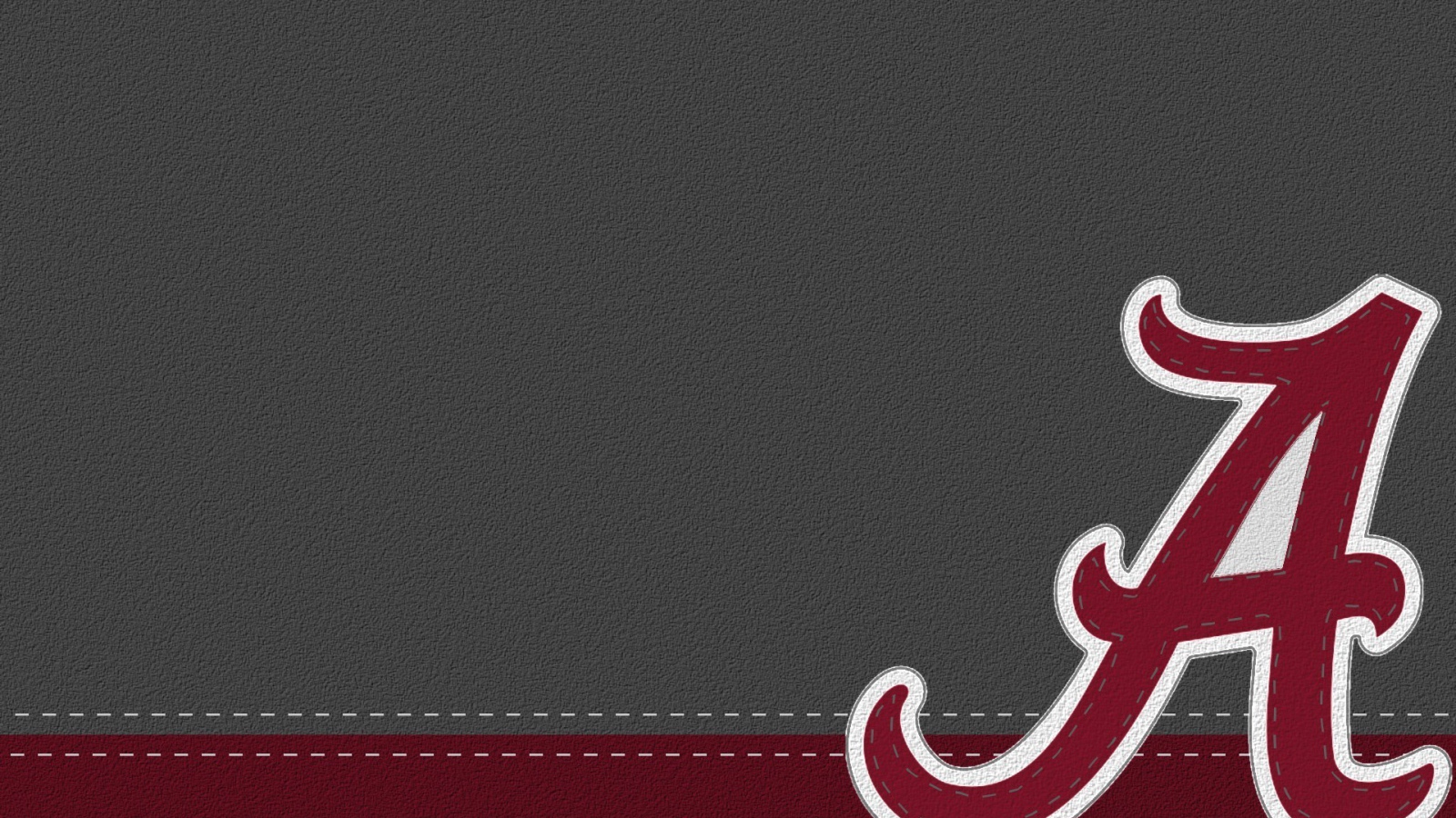 Буква а на ткани