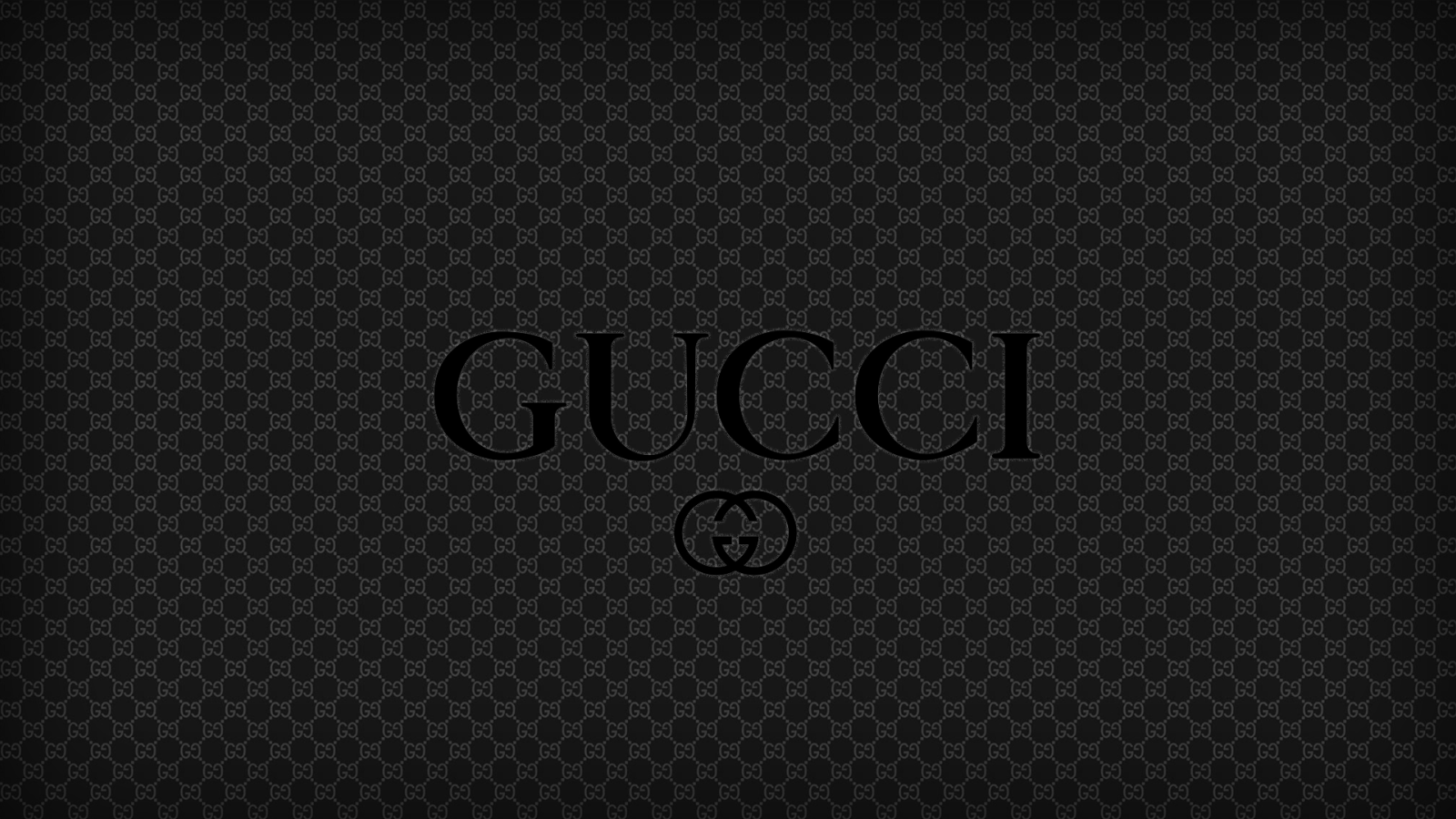 Черный логотип Gucci