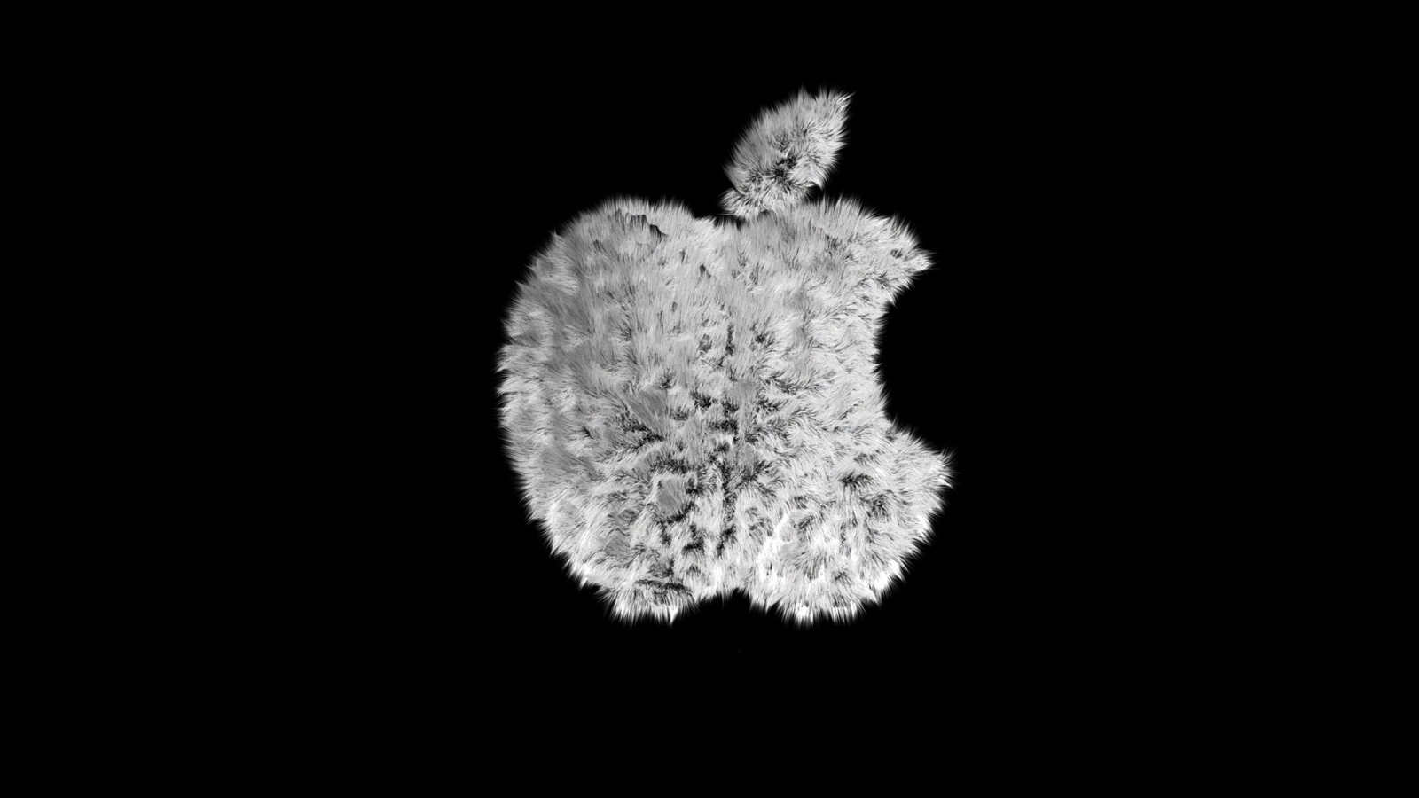 Меховой логотип Apple