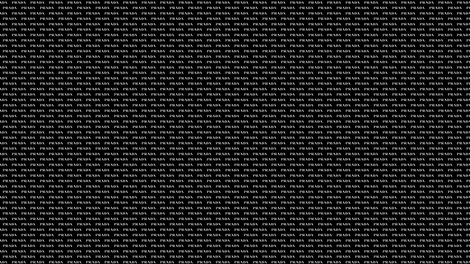 Текстура из названия бренда Prada