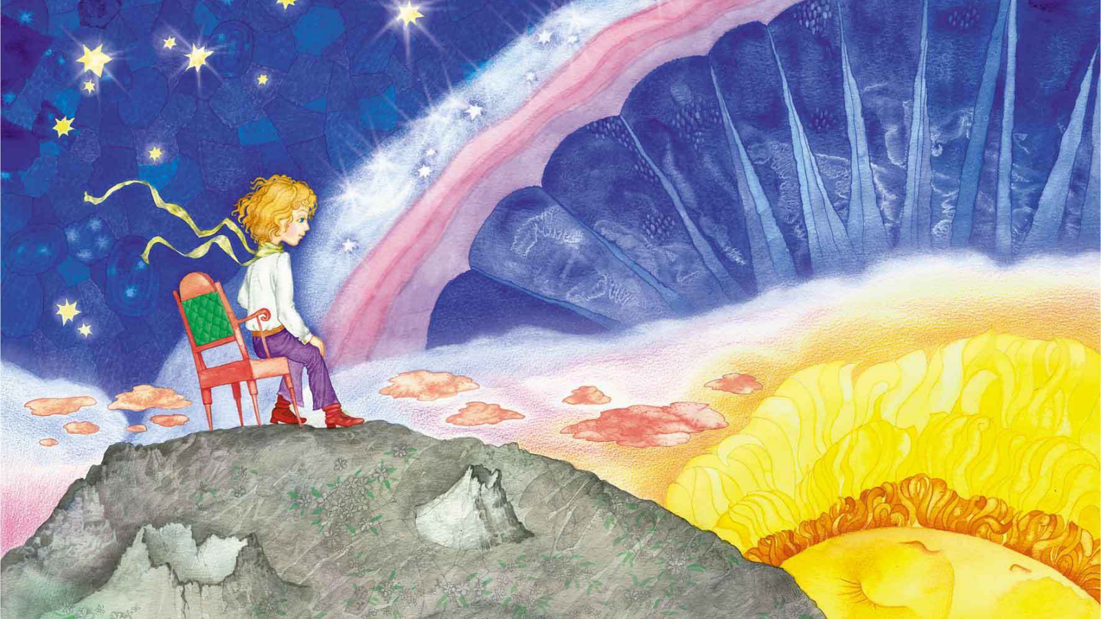 Рисунок с маленьким принцем