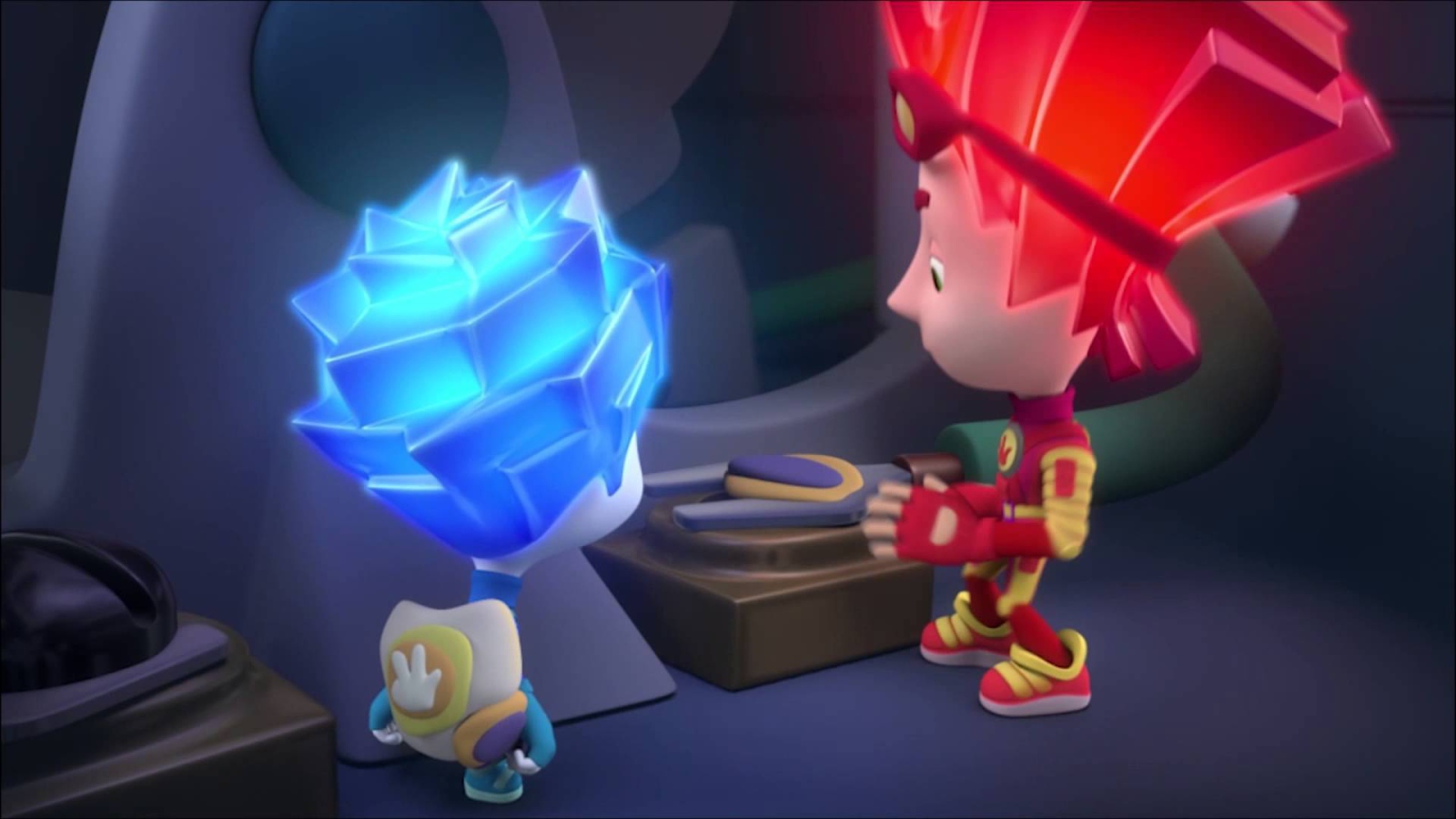 Фиксики что то мастерят