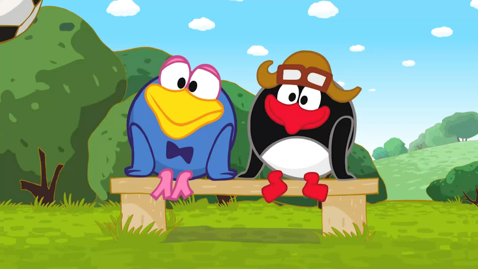 Кар-Карыч и Пин в мультфильме Смешарики