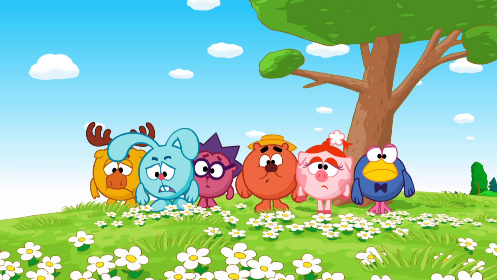 Грусть и печаль в мультфильме Смешарики