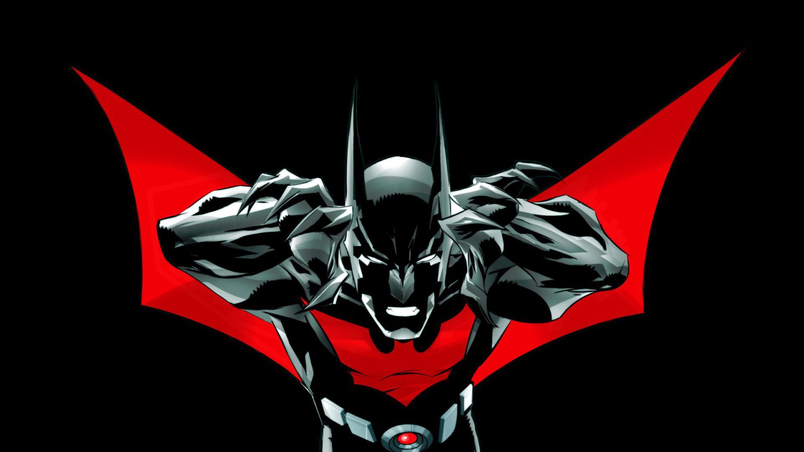 Бэтмен на черном фоне